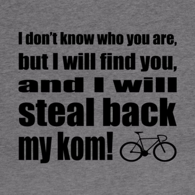 Strava - steal back my kom by JJtravel